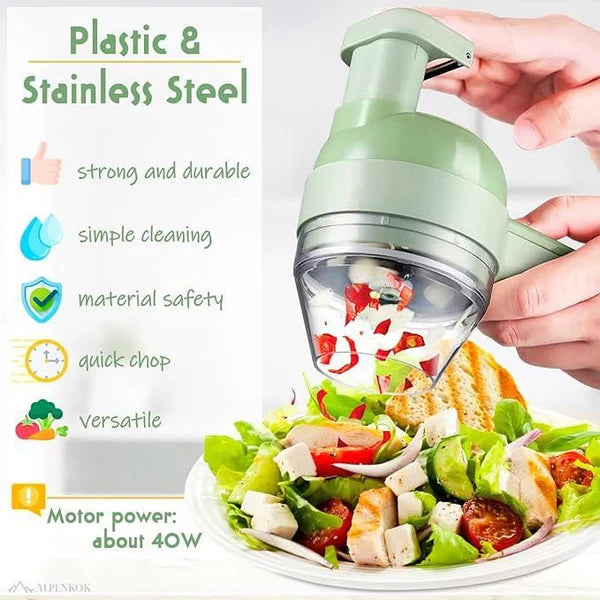 4 in 1 Electric Vegetable Cutter